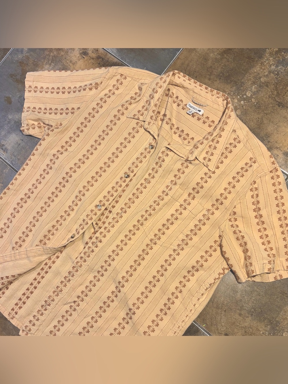 Toad&Co Sustainable Men’s Shirt Size XL